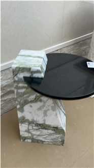 Green Jade Marble Side Table