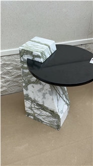 Green Jade Marble Side Table