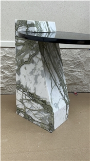 Green Jade Marble Side Table