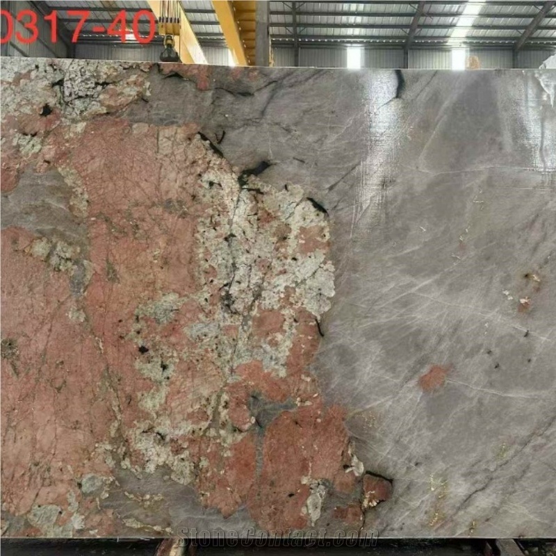 Pandora Pink Stone Slab Tiles