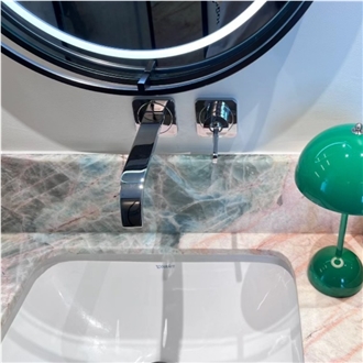 Pandora Pink Stone Slab Tiles