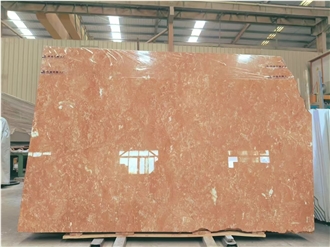 Polished Orange Peel Red Marble Slabs