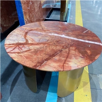 Rosso Damasco Marble  Floor Tile