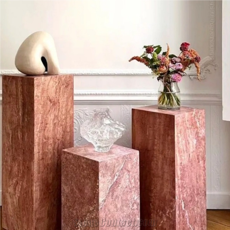 Rosso Damasco Marble  Floor Tile