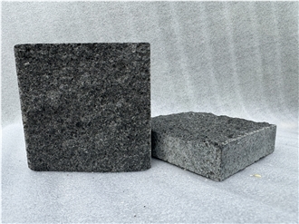 Black Granite Cobble Stone For Driveway,Walkway,Patio