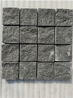 Black Granite Cobble Stone For Driveway,Walkway,Patio
