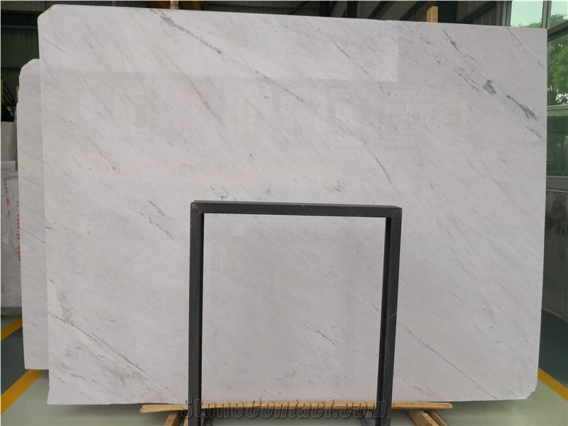 Macedonia Sivec White Marble Slabs