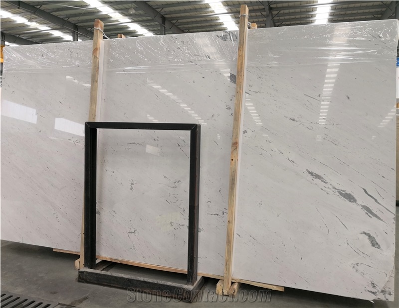 Macedonia Sivec White Marble Slabs