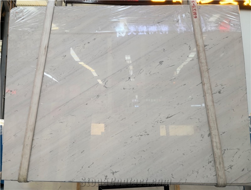 Macedonia Sivec White Marble Slabs