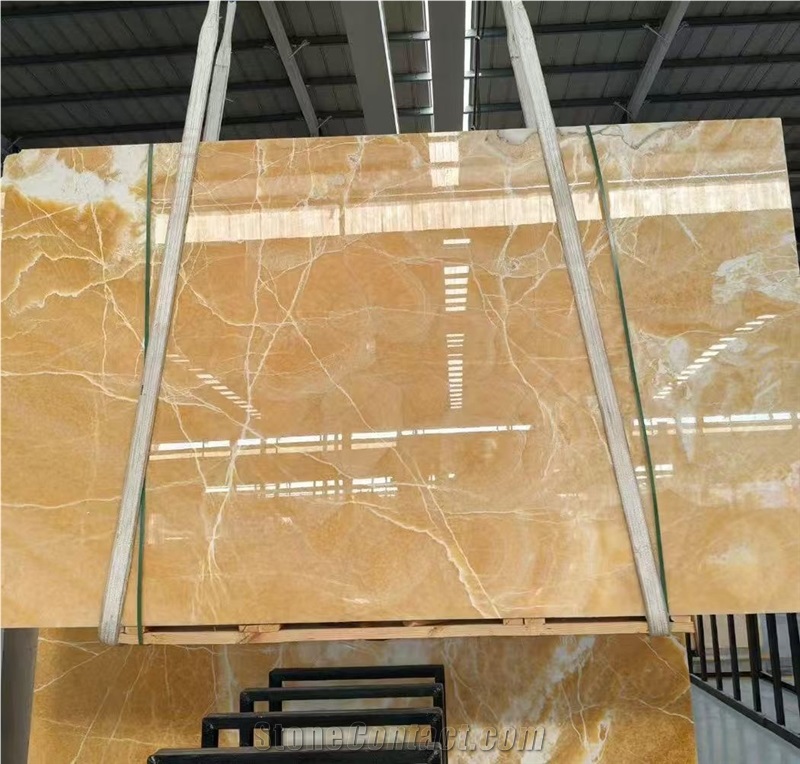 Orange Onyx Slabs, Yellow Honey/Persian Orange
