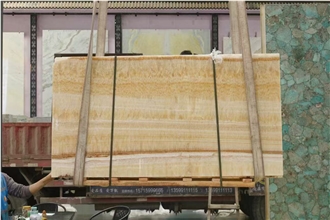 Orange Onyx Slabs, Yellow Honey/Persian Orange