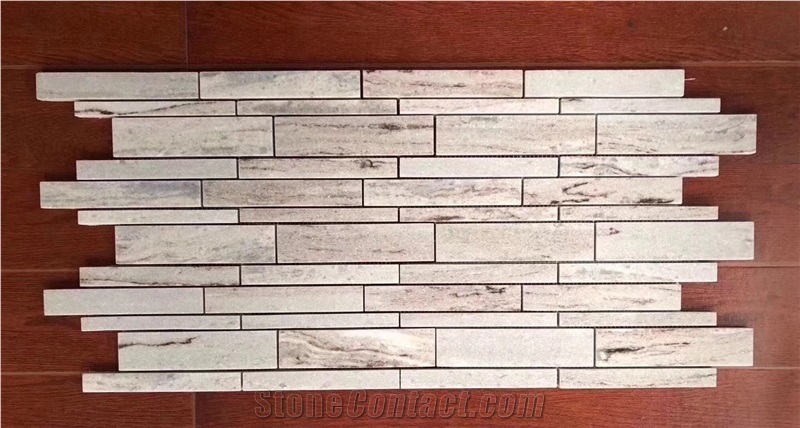 Palissandro White Marble Mosaic Tiles