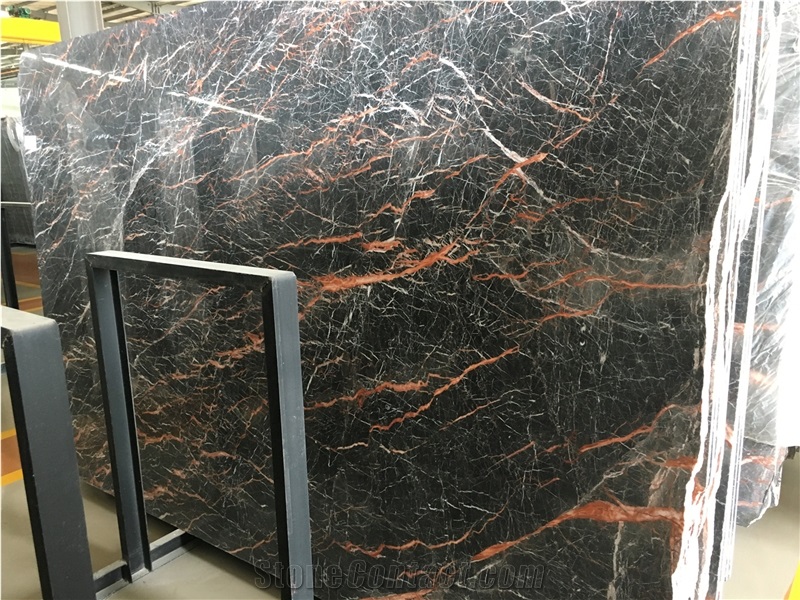 Red Azalea Marble Slabs