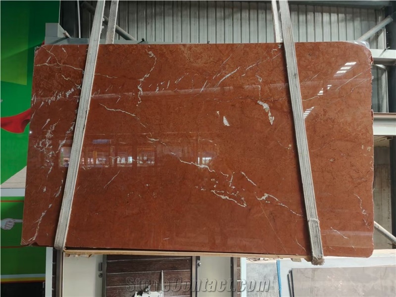 Rojo Coralito Red Marble Slabs