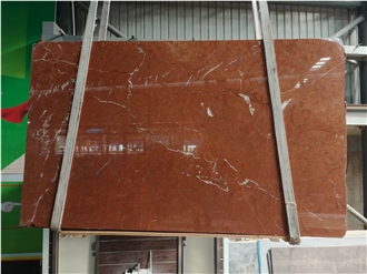 Rojo Coralito Red Marble Slabs