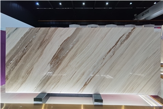 White Palissandro Bianco Marble Slabs