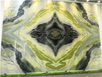 Wholesale New Polished Irish Green Marble Slab Marble Slabs