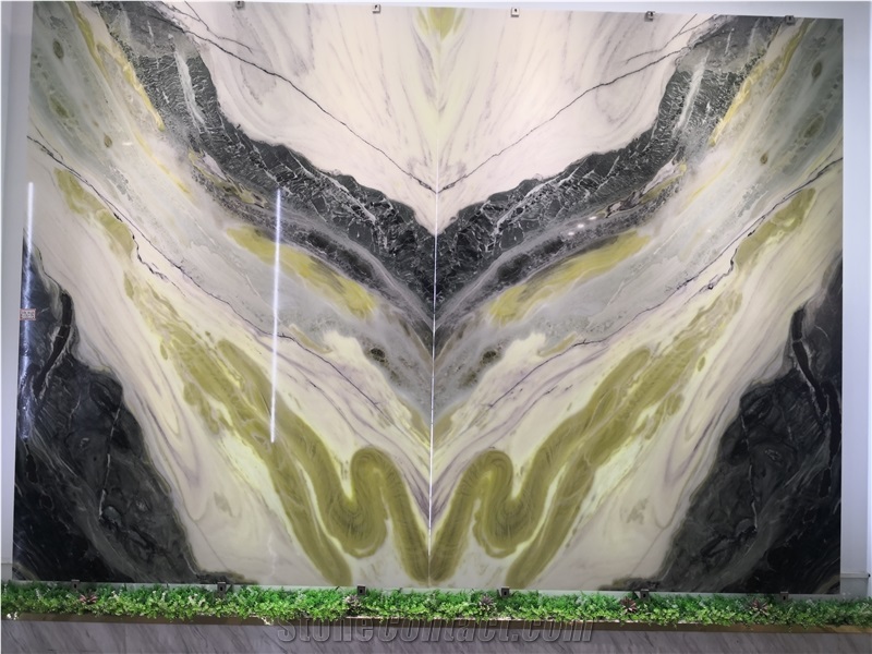 Wholesale New Polished Irish Green Marble Slab Marble Slabs