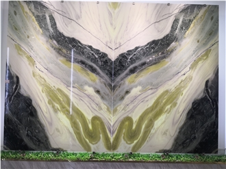 Wholesale New Polished Irish Green Marble Slab Marble Slabs