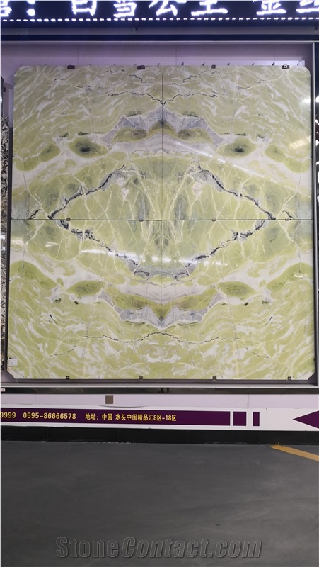 Wholesale New Polished Irish Green Marble Slab Marble Slabs