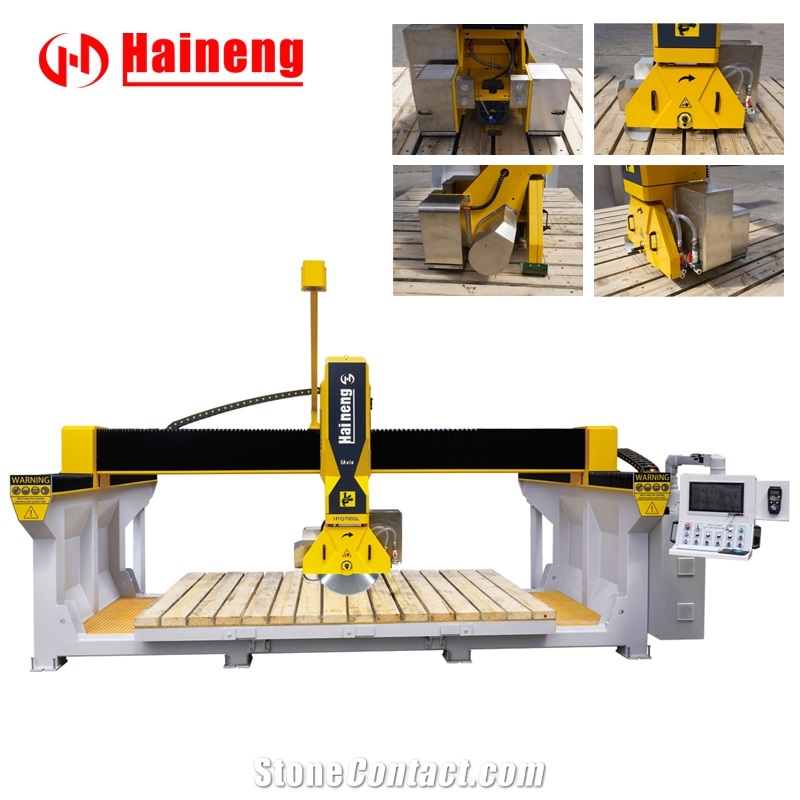 5 Axis CNC Bridge Saw Stone Cutting Machine