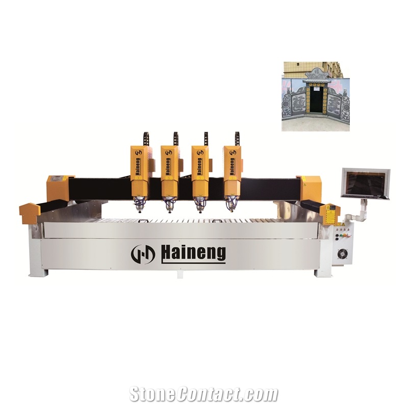 Classic Four Head CNC Stone Engraving Machine