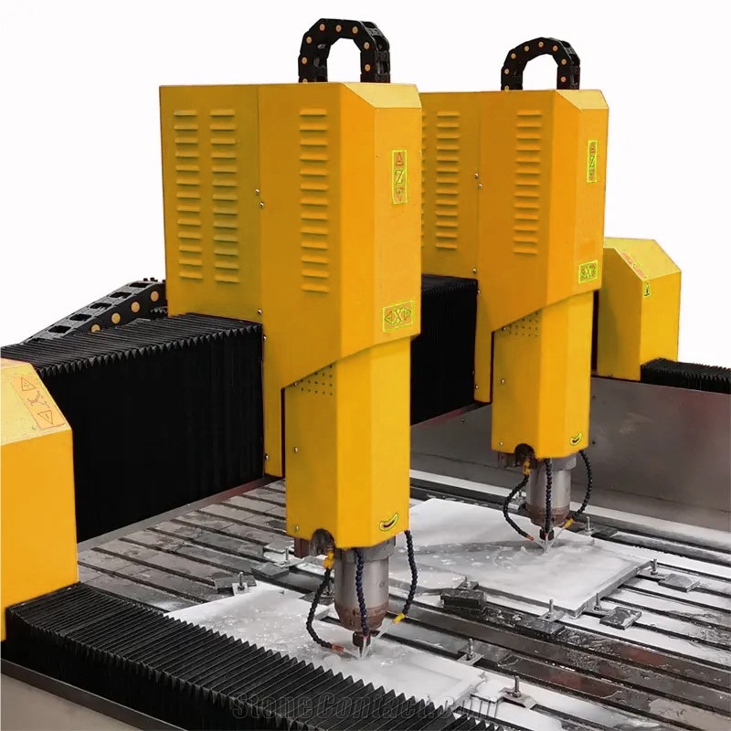 Stone Carving Machine Double Heads Engraving Machine