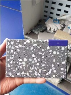Grey Sesame Terrazzo Floor Tiles