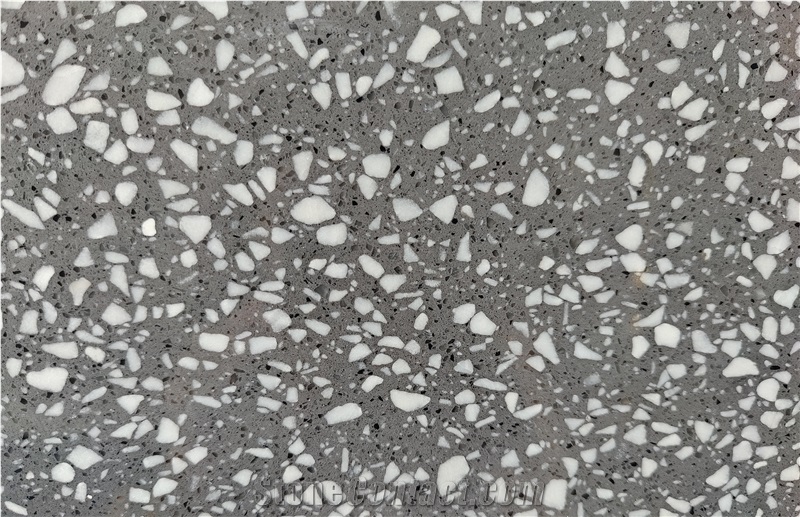 Grey Sesame Terrazzo Floor Tiles