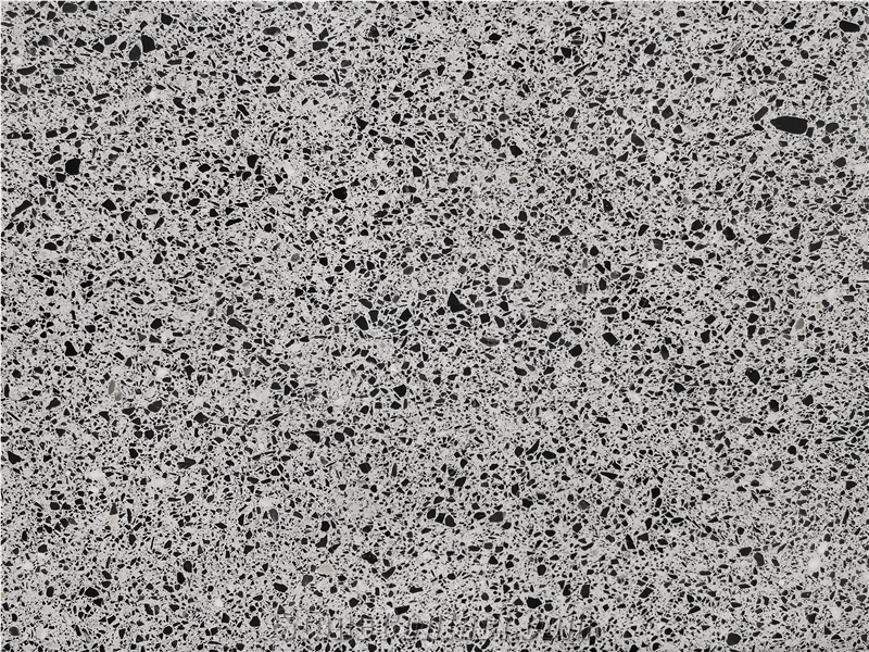 Multicolor Black Terrazzo Floor Tiles