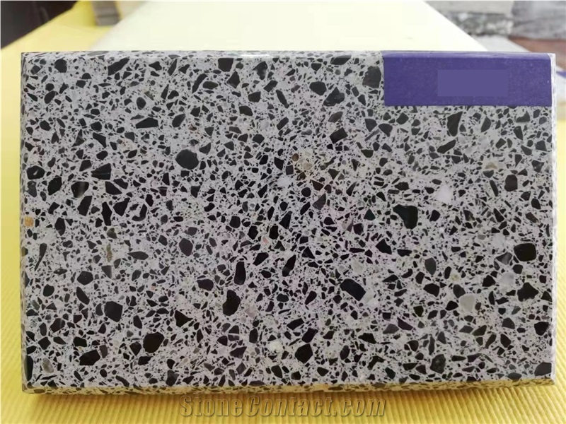Multicolor Black Terrazzo Floor Tiles