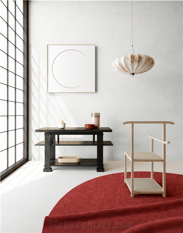 White Grain Terrazzo Slabs