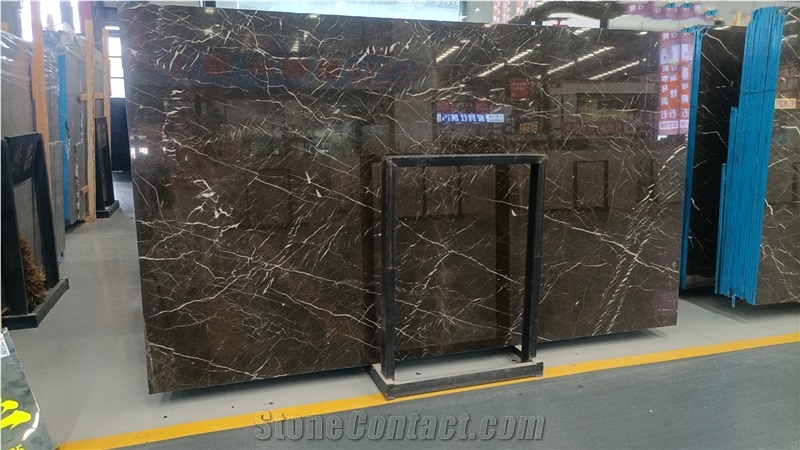 China St.Laurent Brown Marble Big Slab Floor Tile