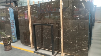 China St.Laurent Brown Marble Big Slab Floor Tile