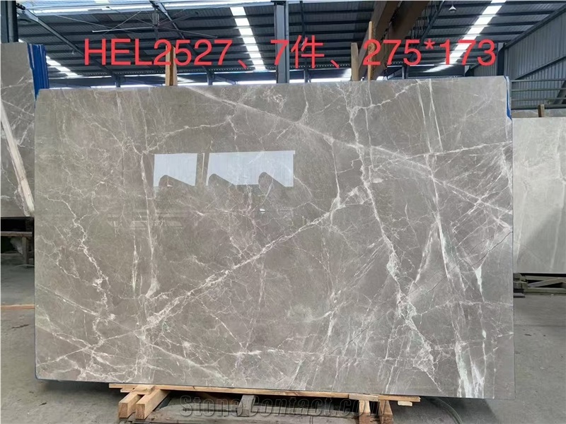 Dora Grey Marble Slab Floor Tile