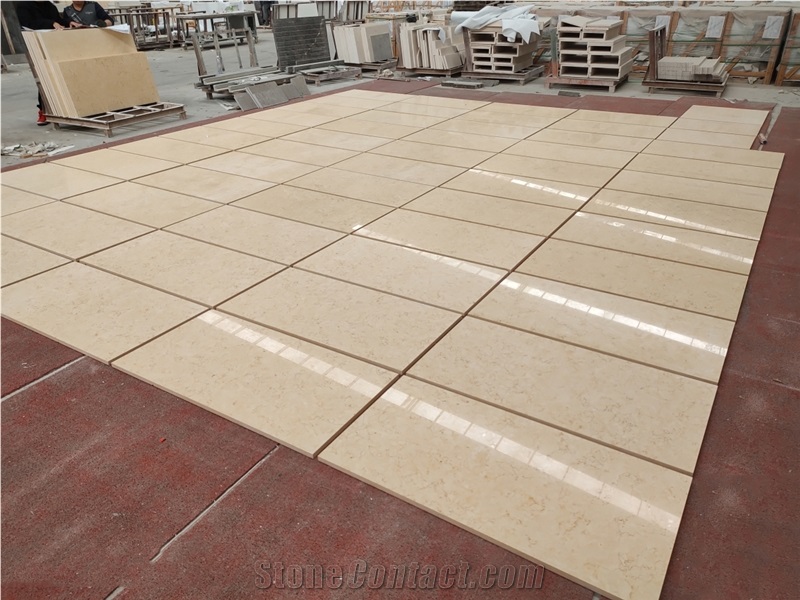 Egypt Galala Beige Marble Floor Tiles