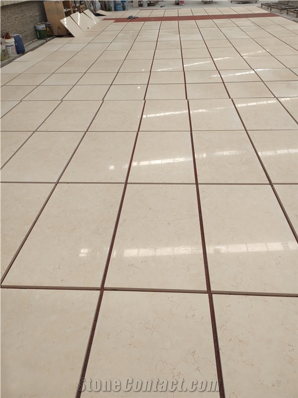 Egypt Galala Beige Marble Floor Tiles