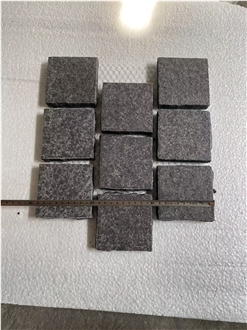 G684 Black Basalt Paving Setts