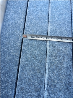 G684 Fuding Black Basalt Flamed Kerbstone