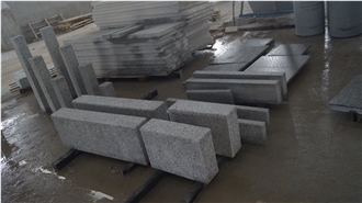 New G602 Bianco Sardo Grey Granite Roadside Kerbstones