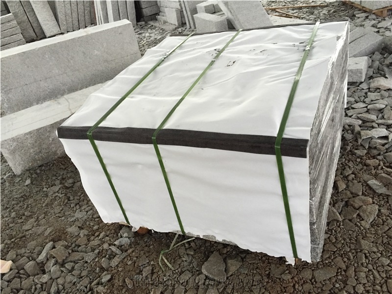 New G602 Bianco Sardo Grey Granite Roadside Kerbstones