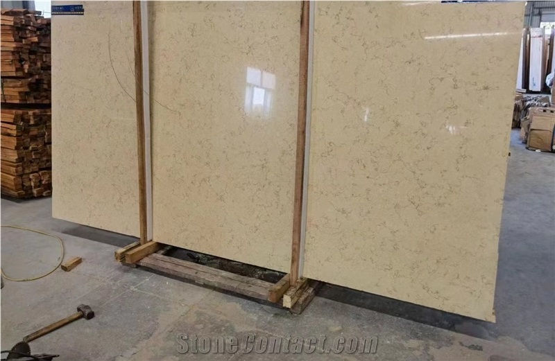 Sunny Beige Marble Big Slabs Wall Tiles
