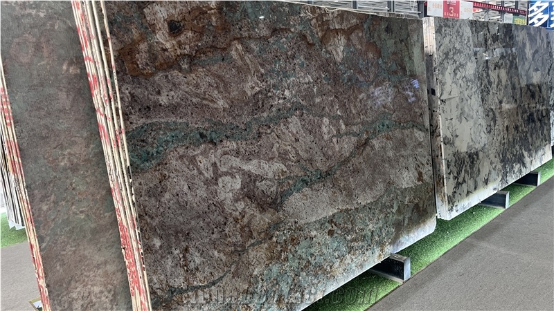 Amazonite Green Slabs Collection