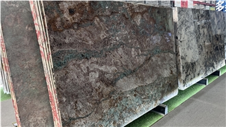 Amazonite Green Slabs Collection