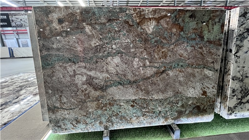Amazonite Green Slabs Collection