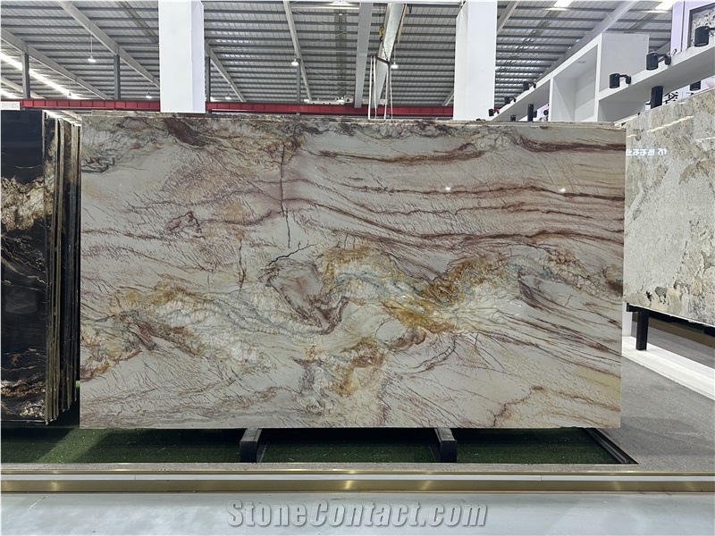 Champagne Quartzite Tiles For Wall Decoration