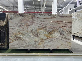 Champagne Quartzite Tiles For Wall Decoration