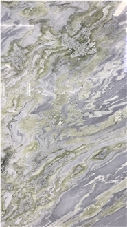 DMD Cosmic Green Marble Slabs Collection