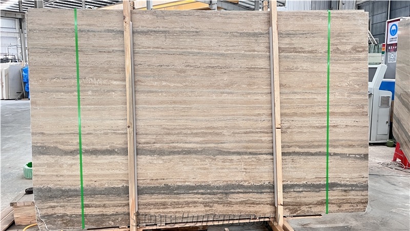 DMD New Travertino Romano Silver Mic  Slabs