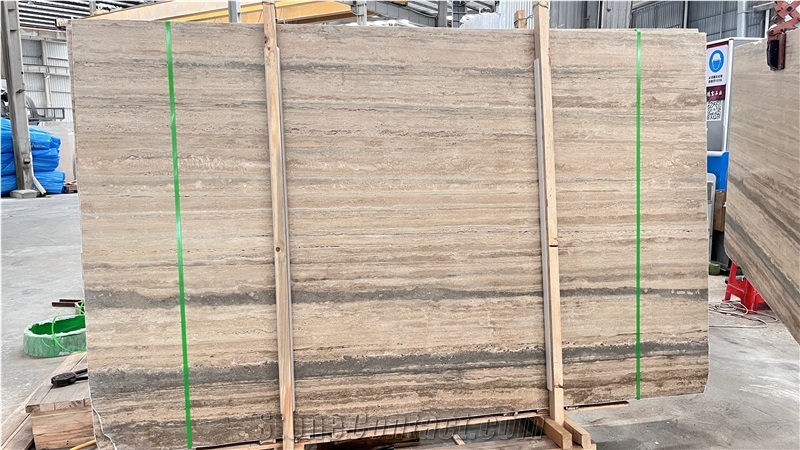 DMD New Travertino Romano Silver Mic  Slabs